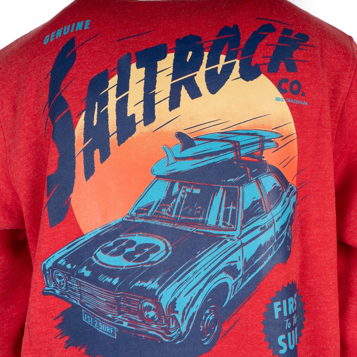 Speed Demon Sunset - Pop Hoody - Red
