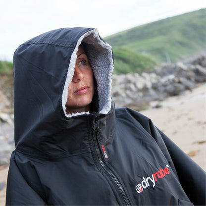 Dryrobe - Short Sleeve Black/Grey