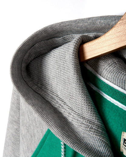 Stencil - Mens Zip Hoodie - Green