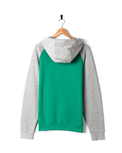 Stencil - Mens Zip Hoodie - Green