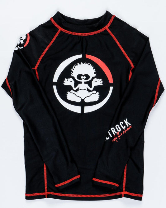 Target - Long Sleeve Rashvest - Black/red