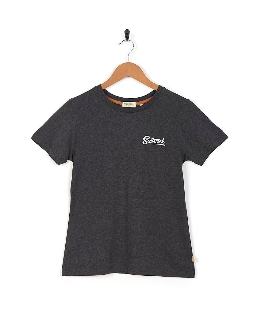 Trademark - Womens Short Sleeve T-Shirt - Dark Grey