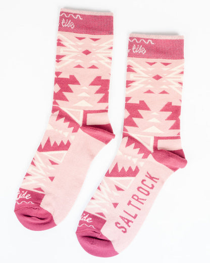 Tribal - Socks - Pink