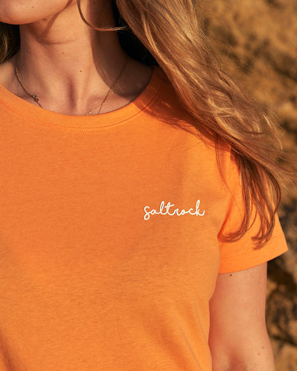 Velator - Womens Short Sleeve T-Shirt - Light Orange