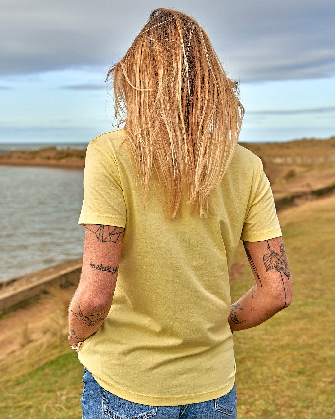 Velator - Womens Short Sleeve T-Shirt - Light Yellow