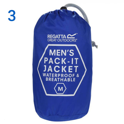 Kids' Pack It Waterproof Packaway Jacket - Regatta