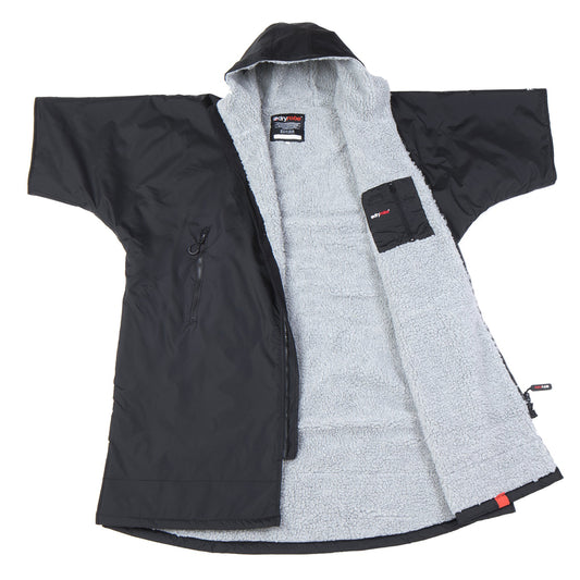 Dryrobe - Short Sleeve Black/Grey