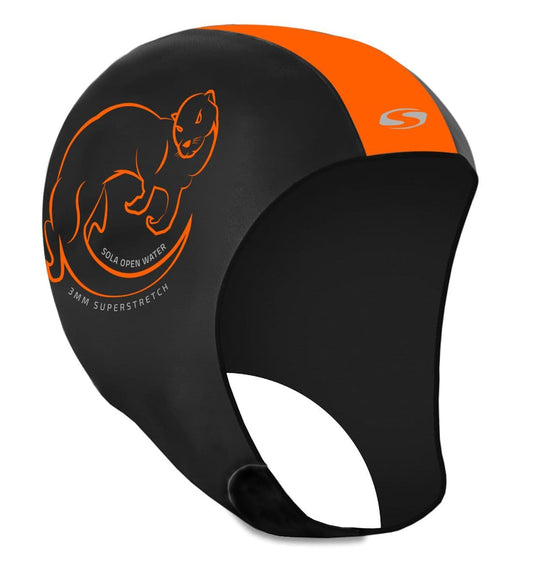 SOLA 3MM OPEN WATER SWIMMING CAP