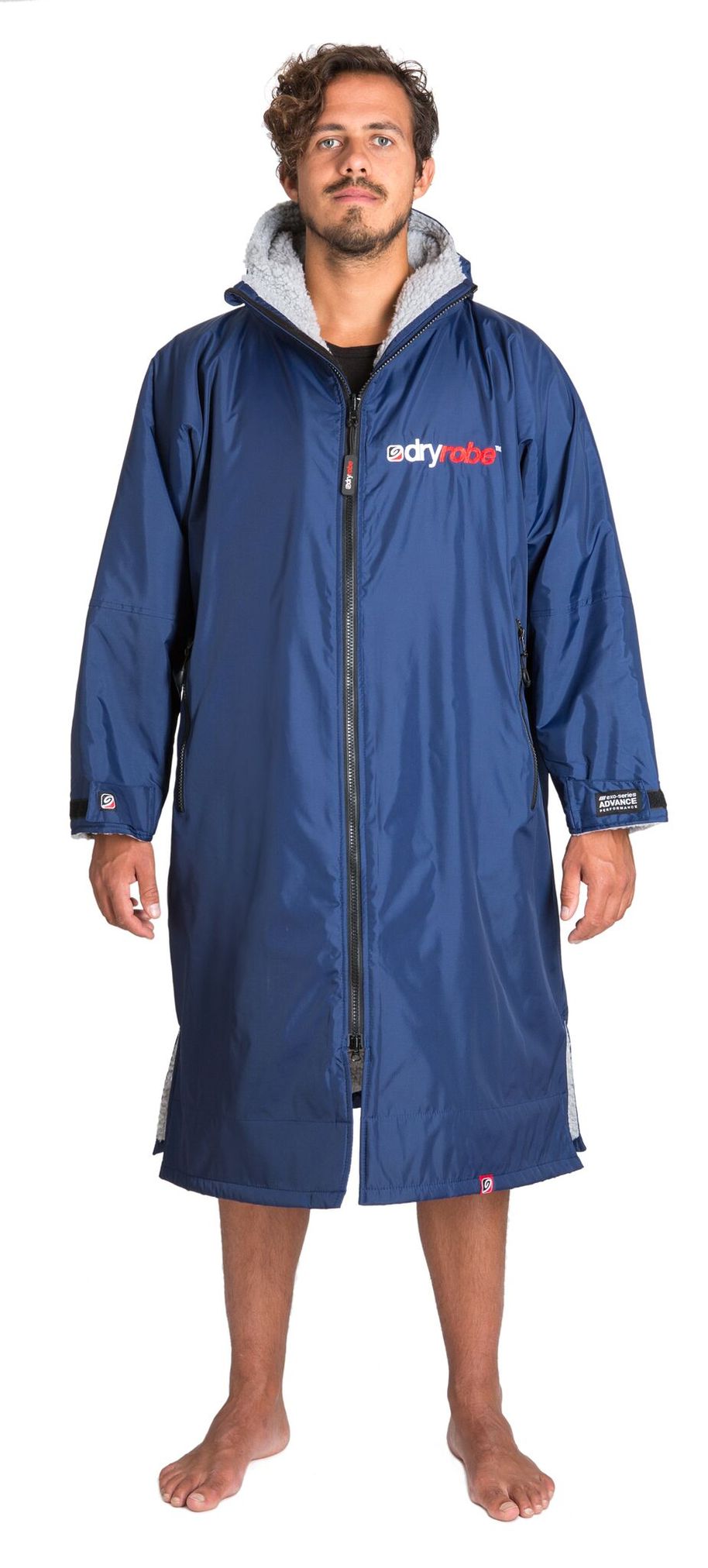 Dryrobe - Long Sleeve Navy/Grey